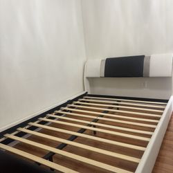 Queen Size Bed Frame/ Headboard
