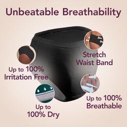 BLACK Adult Diapers Depend Silhouette Adult Diapers SMALL #1928V R1