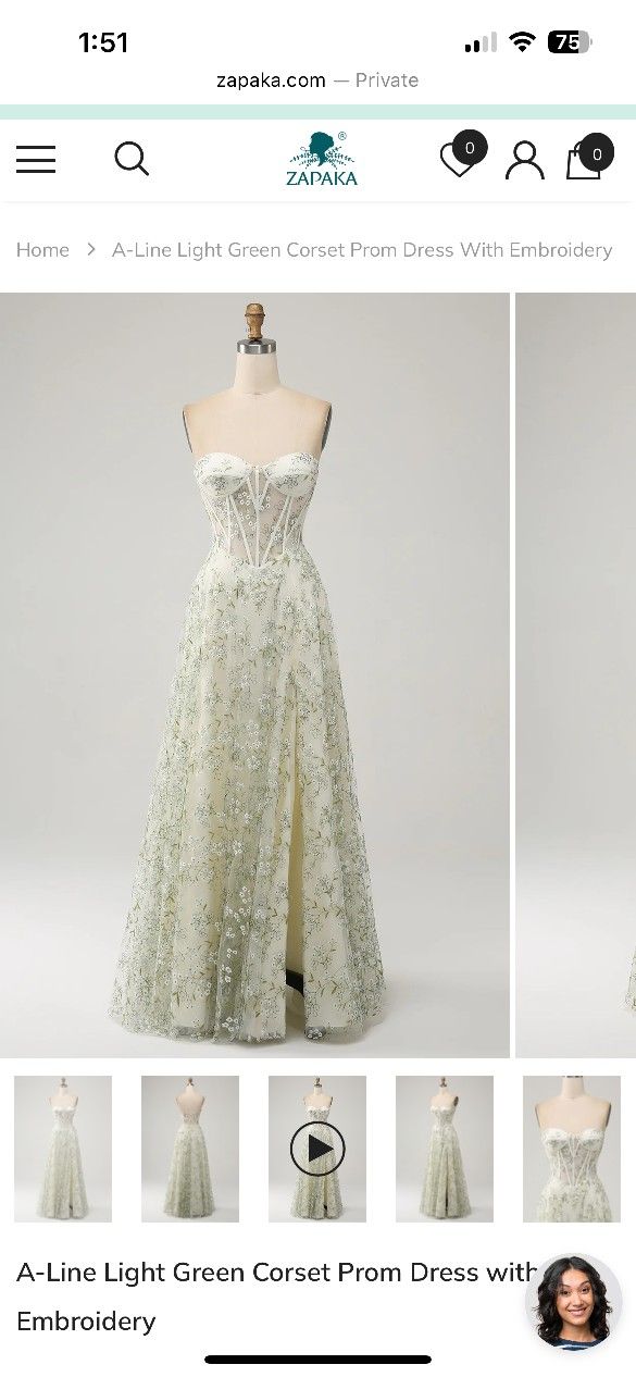 Prom/Formal Dress, Size 6