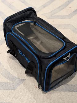 YOUTHINK Double Expandable Soft-Sided Pet Carrier – Like New