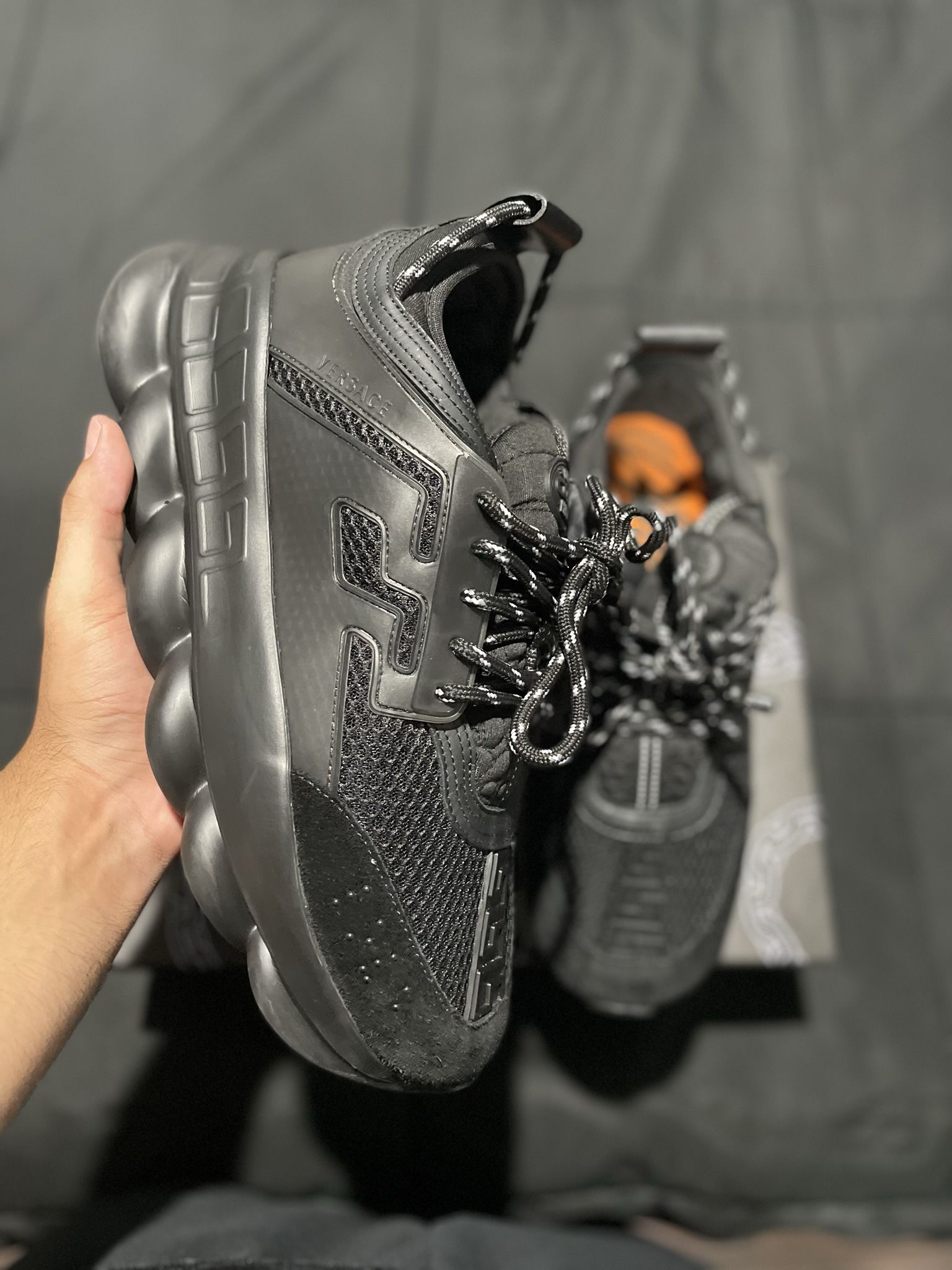 Versace Chain Reaction 'Triple Black' ( Review + Sizing ) 
