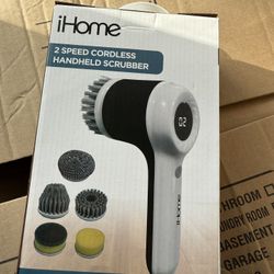 2 SPEED CORDLESS HANDHELD SCRUBBER