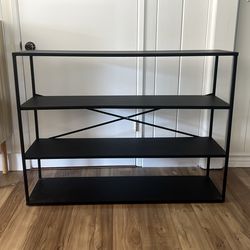 Black shelves