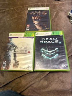 Dead Space 1 2 & 3 Xbox 360 Games
