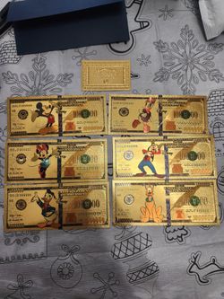 Gold Foil Mickey Mouse