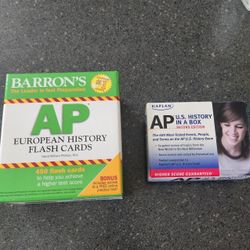AP History Kaplan US -OR- Barron's European Study FLASH Cards