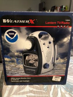 Weather X - Lantern/TV/Radio - NOAA, NEW Old Stock