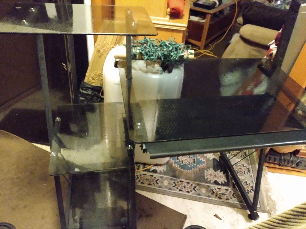 Glass Computer Desk