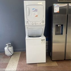 Ge Washer  AND  Gas Dryer Tower Set MS