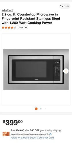 Whirlpool Wall microwave 