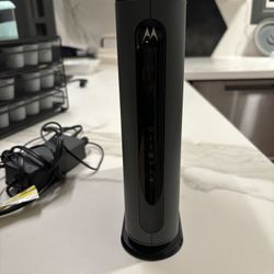 Motorola cable modem plus router