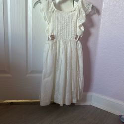 White Spanish Dress For Girls 
