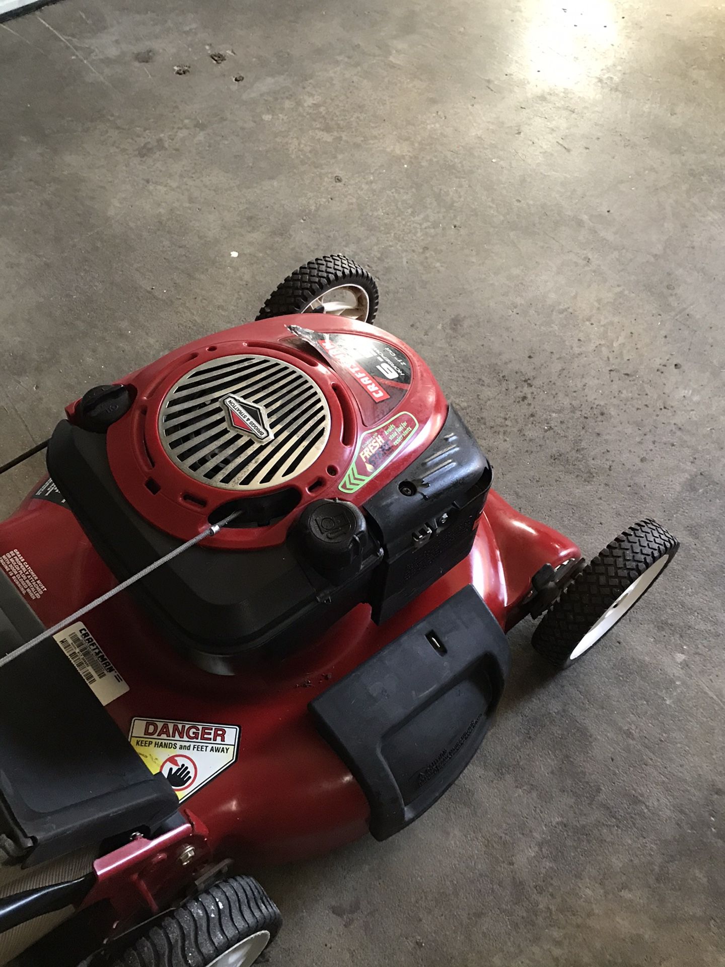 Craftsman hp lawnmower