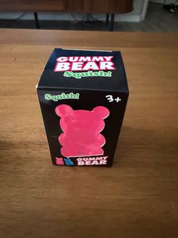 Gummy bear squishy pink