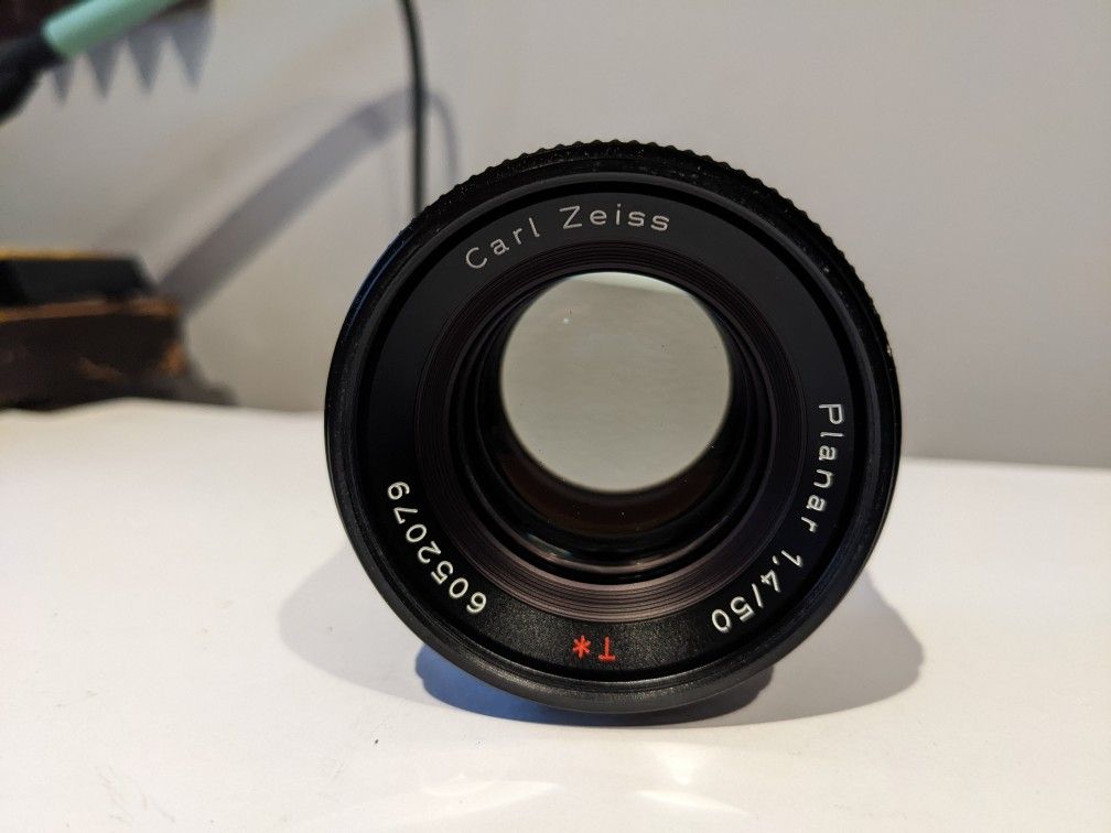 Carl Zeiss 50mm f1.4 Planar T* AEJ Ninja Star Bokeh for Sale in