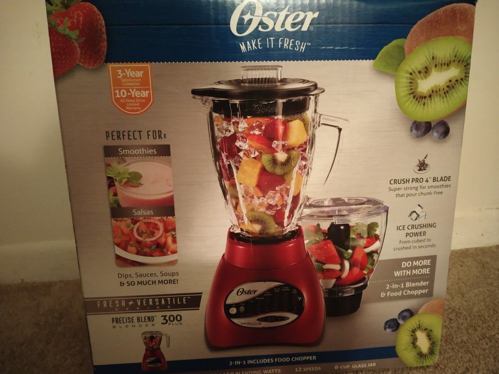 Oster blender with food chopper