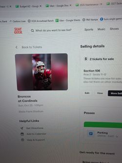 Arizona cardinals vs denver Broncos