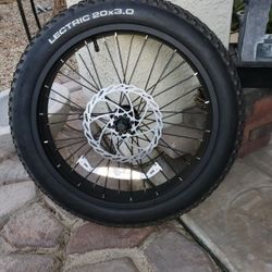 Lectric XP E-bike Front Wheel Assembly - New, Never Used