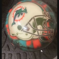 Miami Dolphins Bowling ball