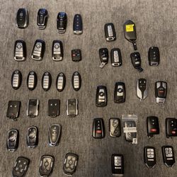 Car key Maserati key Toyota key fob Nissan key BMW key Mercedes Benz key Nissan key Dodge key Chevrolet key Volkswagen key Mazda key Ford key Kia key 