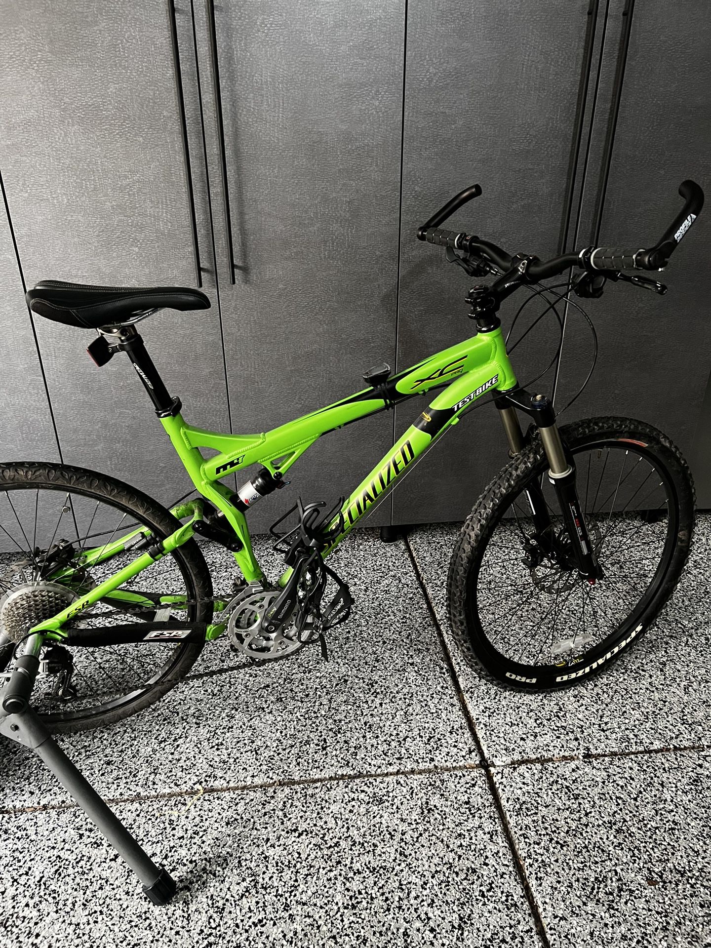 Green Specialized Mountain Bike