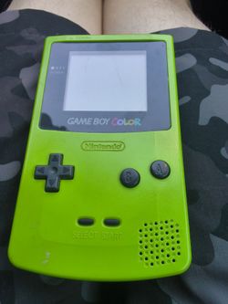 Nintendo Lime Green Gameboy Color Tested
