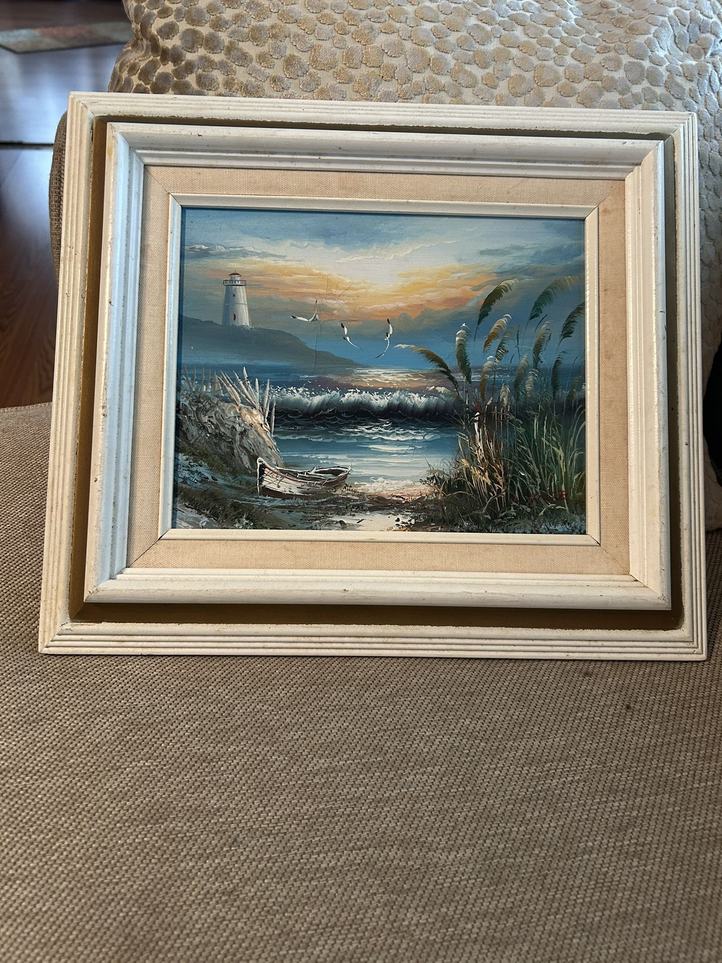 Original Vintage Oil Painting 15” X 13”