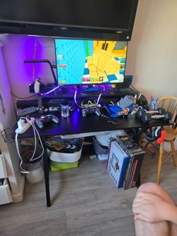 Gaming Desk with power outlet