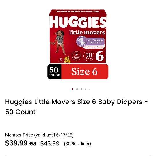 Huggies Size 6