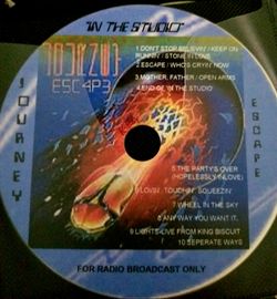 Radio only CD JOURNEY ESCAPE LP IN THE STUDIO