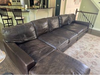 Leather couch