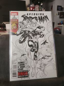 avenging spider man 2nd print variant issue 9 comic