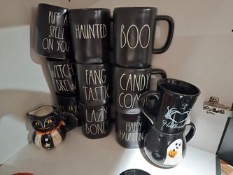Rae Dunn Halloween Mugs