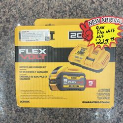 Dewalt 9ah 20v/60v Battery And Charger