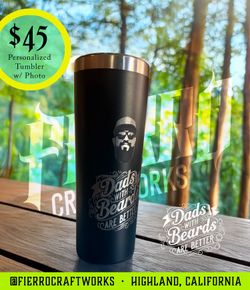 Custom Engraved Dad Tumbler (20oz Stainless Steel)