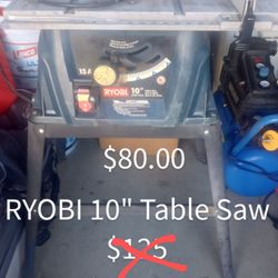 RYOBI 10" Table Saw