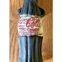 Antique 1960s Coca-Cola Wrought Iron Door Handle