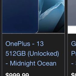 One Plus 13 512gb Unlocked