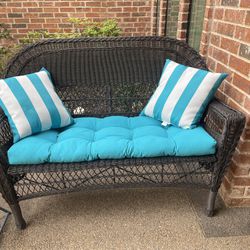 Wicker Bench - Great Condition 