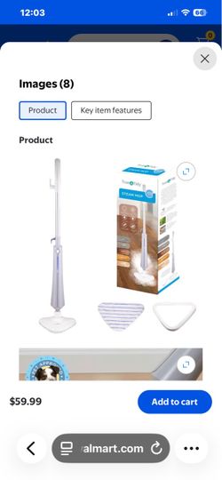 True & Tidy Steam Mop with Pads