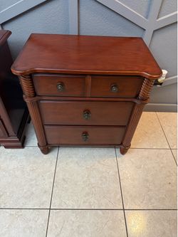 Wood night stand