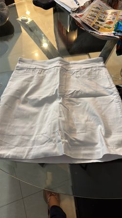 White Mini Skirt