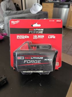 Milwaukee m18 Red Lithium Forge xc6. 0 battery