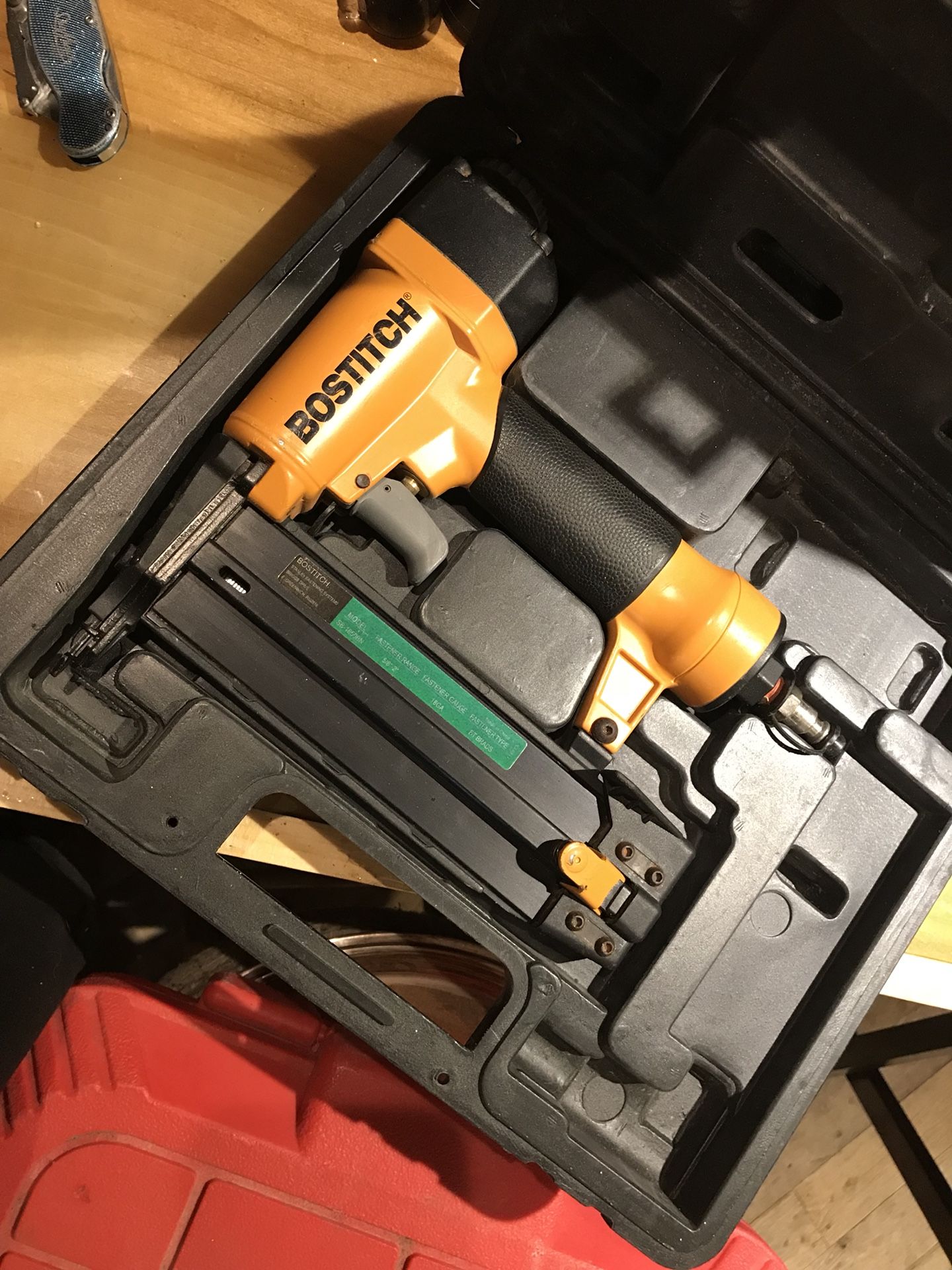 Bostitch brad nailer