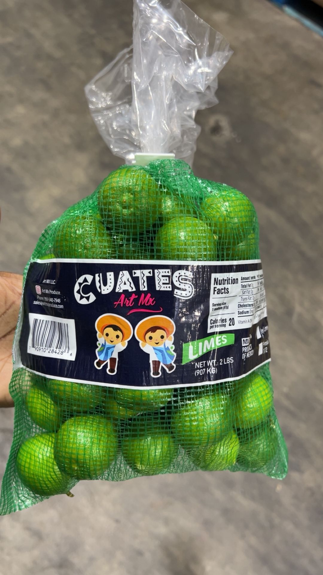 Meet In Stockbridge For Limes 2 Lb Bags