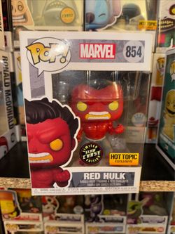 Red hulk Funko pop chase