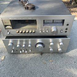 Kenwood KX-7100 Integrated Amplifier And Kenwood KX-620 Cassette deck