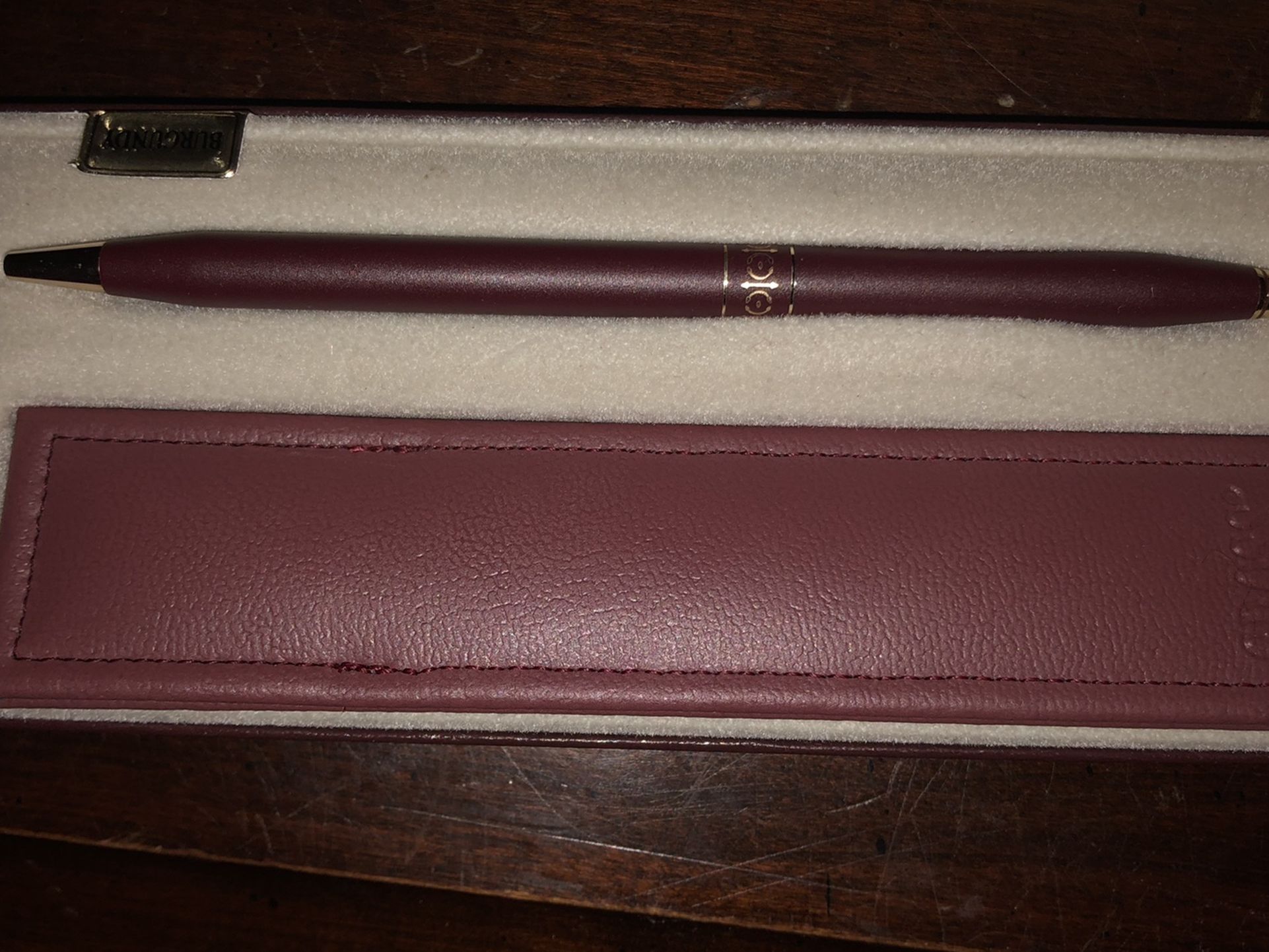 Never Used Vintage Burgundy Cross Pen #2242