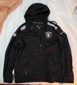 Nike NFL Raiders Therma-Fit Full-Zip Hoodie
