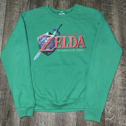 Legend of Zelda Ocarina of Time Crewneck Sweater size small